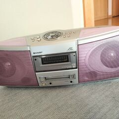 SHARP  CD MDラジカセ