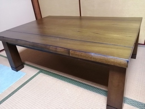 こたつ　木製　