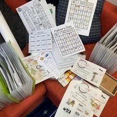 English teaching materials/games 先生のための英語教材／ビンゴゲームなどの画像