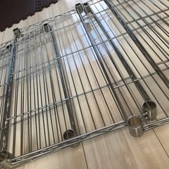 スチールラック　5枚　棒なし