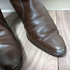 ロングブーツ　茶色　２３．５cmの画像