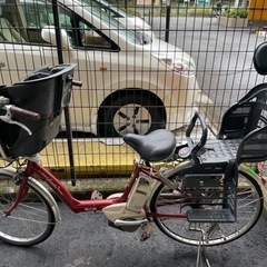 【受渡決定】アシスト自転車をお譲りします。3人乗り