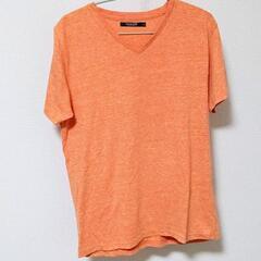 ★お好きなもの３点選べます★メンズ VネックTシャツ サイズLの画像