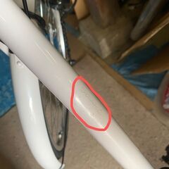 新品★未使用　ママチャリ　オートライト付き　26インチ　シマノ6段ギア　ホワイト②号車の画像