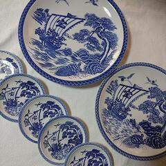 大皿2枚    受け取り皿5枚の画像