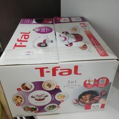 【新品未使用】 T-fal 圧力鍋 クリプソ ミニット デュオ レッド 4.2L　リサイクルショップ宮崎屋佐土原店22.11.25k
