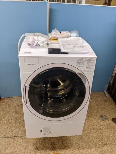【2021年製】 TOSHIBA 東芝 ZABOON ハイスペックモデル ドラム式洗濯乾燥機 TW-127X9L 洗濯12kg 乾燥7kg 左開き 斜型 自動おそうじ