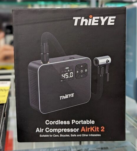 ☆ジモティー割引有☆　Thi EYE Air Compressor AirKit2 小型コードレス 電動エアーポンプ