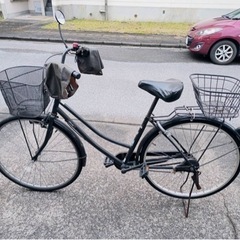 自転車　ブラック