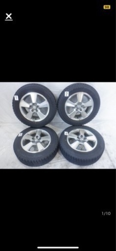 5H 100 6J +45 16インチ トヨタ純正 アルミホイール 冬用 スタッドレスタイヤ 195/65R15（YOKOHAMA ice GUARD ig50 PLUS）4本