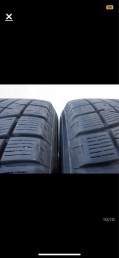 5H 100 6J +45 16インチ トヨタ純正 アルミホイール 冬用 スタッドレスタイヤ 195/65R15（YOKOHAMA i