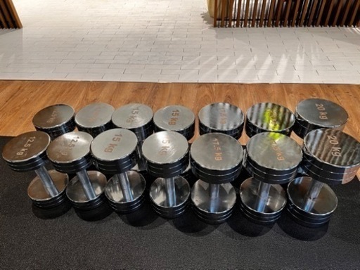 【値下げ•別売り可】アイアンダンベル　12.5kg〜20kg