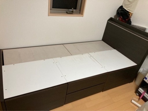 (収納付き)シングルベッド