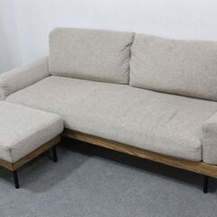unico ウニコ ソファ TREL カバーリングソファ+オットマン 中古家具 店頭引取歓迎 R6638)