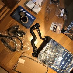 E46BMW318iセダンとパーツの画像