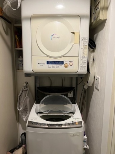 【引渡し決定】12月21日夕方としお様引き取り　パナソニック洗濯機＆乾燥機セット