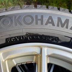 ヨコハマスタッドレスタイヤホイール付き4本セットの画像