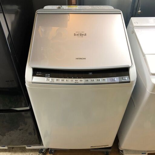 ✨期間限定・特別価格✨HITACHI／日立 洗濯乾燥機 洗濯8.0kg 乾燥4.5kg 2016年製 BW-D8WV 中古家電
