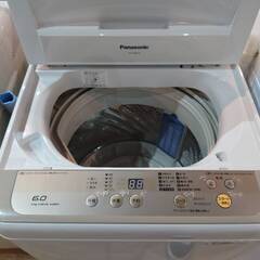 Panasonic／パナソニック　全自動洗濯機　6,0kg　2017年製　NA-F60B10　リサイクルショップ札幌　買取本舗　西野店の画像
