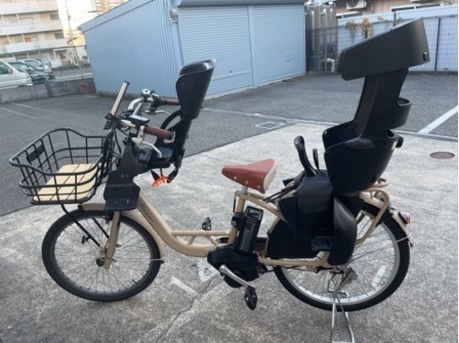 YAMAHA 電動自転車　注:チャイルドシートは後ろのみになります