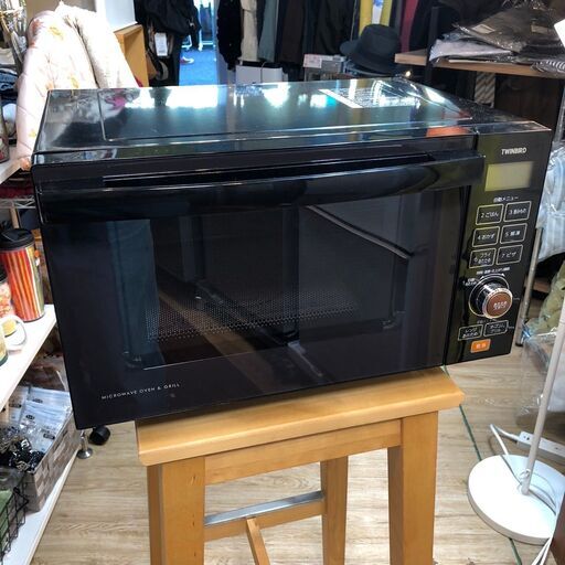 ✨期間限定・特別価格✨TWINBIRD オーブンレンジ 高年式2021年製 MW-F18 50/60Hz 中古家電