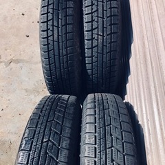 冬タイヤ 145/80R13 軽自動車用アルミ付きバリ山スタッドレス 4本組の画像