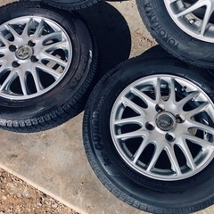 冬タイヤ 145/80R13 軽自動車用アルミ付きバリ山スタッドレス 4本組の画像