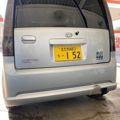 乗って帰れますl152s ムーヴRS 4気筒ターボ 車検R6年3月 マフラー ローダウン 16インチ HDDナビの画像