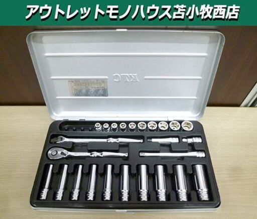 KTC 京都機械工具 ソケットレンチセット TB2X20 差込角:6.3mm 25点 苫小牧西店