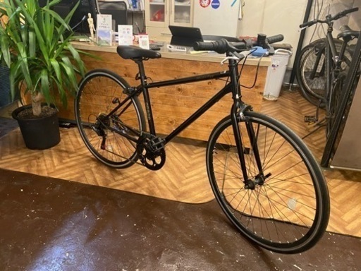 【クロスバイク】6速 700c ブラック
