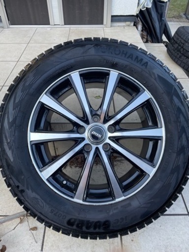 【引き取り限定】225/65/R17スタッドレスタイヤ ホイール付 4本