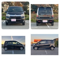 33.9万円　H24 ムーブ　LA110S カスタムXリミテッド　61,000キロ　ナビTVETC・Bモニター！検査R5年2月末まで　ブラック　即乗り〜♪の画像