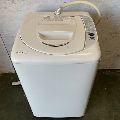 【SANYO】 三洋電機 全自動電気洗濯機 5kg ASW-EG50A 2007年製