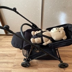 【値下げしました!!】MELIO ブラック ベビーカー 最終値下げ！サイベックス メリオカーボン ブラック ベビーカー