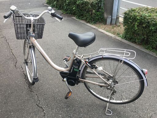 地域限定送料無料　ヤマハ　パス　新基準　子供乗せ　4AH　ゴールド　アシスタ　ビビ　神戸市　電動自転車　