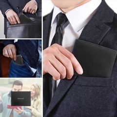 【新品未使用】メンズ　二つ折り財布の画像