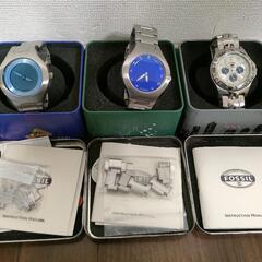 fossil(フォッシル)腕時計　3点