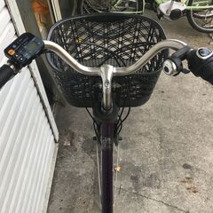 地域限定送料無料　パナソニック　ビビ　PX　8,9AH　新基準　子供乗せ　紫　ナチュラ　アシスタ　神戸市　電動自転車