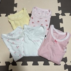 【取り引き中】女の子用半袖肌着5着