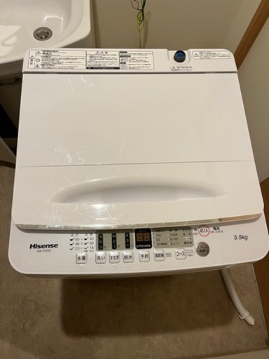 HISENSE 2022年製 5.5kg 洗濯機