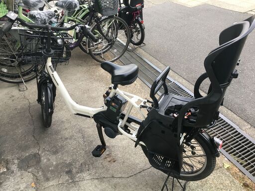 地域限定送料無料 ギュットアニーズ 子供乗せ 16AH 白 神戸市 電動