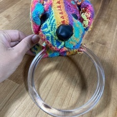 犬のタオルかけ