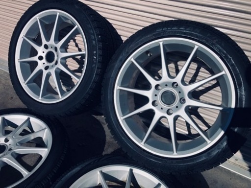 冬タイヤ 215/45R17 アルミ付きスタッドレス 4本組