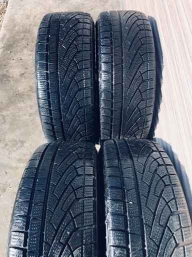 冬タイヤ 205/55R16 プリウス等用マルチホイール付きスタッドレス バリ山4本組