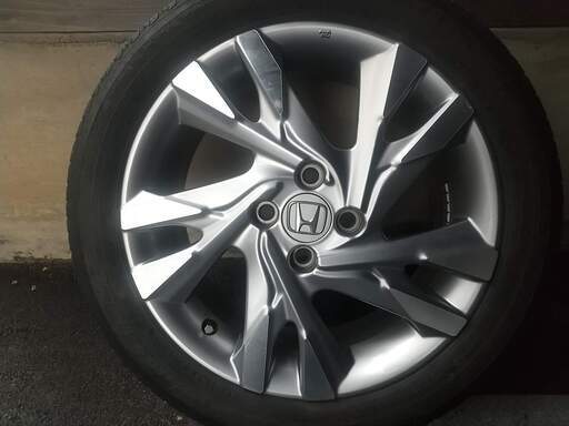 ホンダ車、4穴の方いかがですか？ ホンダ純正16インチアルミ4本、4H-100、16X6J+53（+スタッドレス4本、175/60R16）
