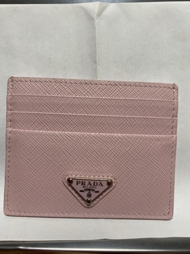 PRADA サフィアーノトライアングル　カードホルダー