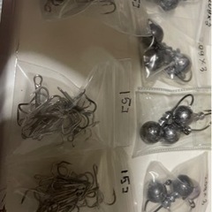 【釣り用品】トレブルフック15個　20gメタルフック3個　