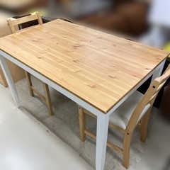 J1970 IKEA イケア LERHAMN レールハムン ダイニングテーブルセット