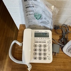 未使用！シャープ JD-G32CL デジタルコードレス電話機