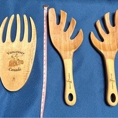 木製サラダサーバー2種未使用